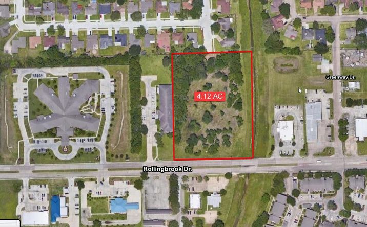 Pictures of Land property located at Rollingbrook Dr - 4.12 AC, Baytown, TX 77521 for sales - image #1
