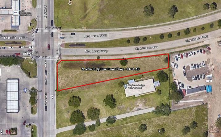 Pictures of Land property located at 0 N Main St Blue Heron Pkwy, Baytown, TX 77521 for sales - image #1