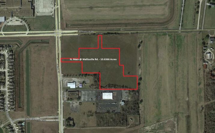 Pictures of Land property located at N Main @ Wallisville - 10.45 Acres, Baytown, TX 77521 for sales - image #1