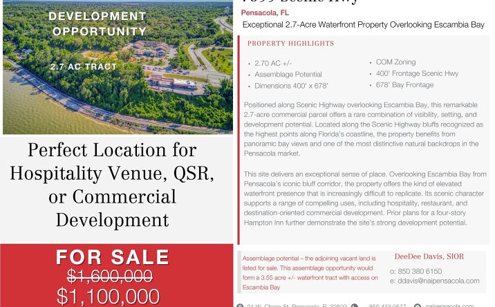 Pictures of Land property located at 7599 Scenic Hwy, Pensacola, FL 32504 for sales - image #1