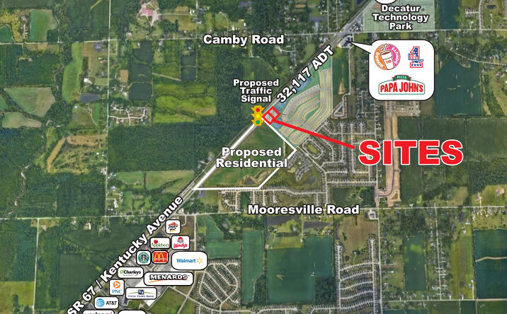 Pictures of Land property located at SR 67 & Camby Village Road, Camby, IN 46113 for sales - image #1