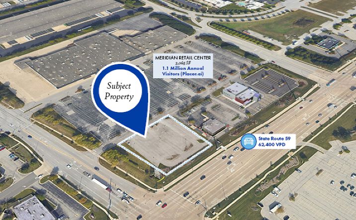 Pictures of Retail property located at NWC Route 59 & Liberty Street, Aurora, IL 60504 for sales - image #1