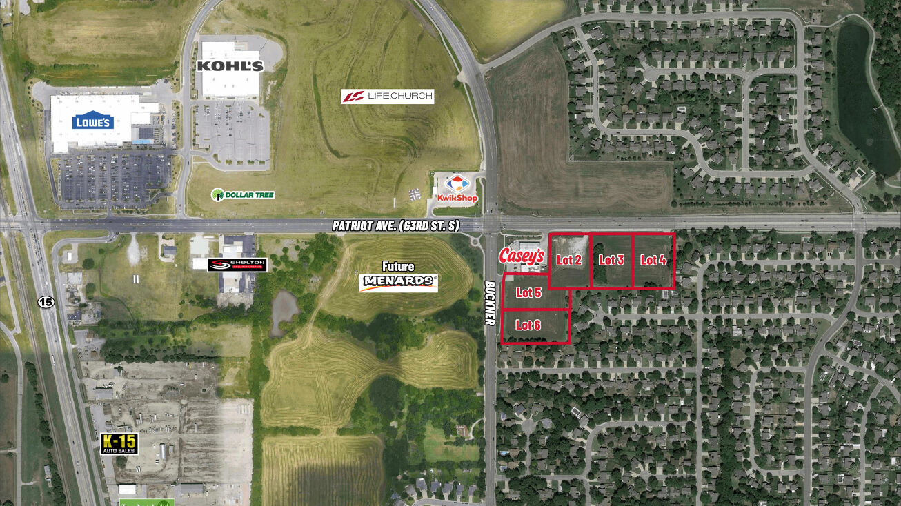 Buckner & Patriot, East & South of SE/c, Derby, KS 67037 Land for Sale RETAIL/OFFICE LAND