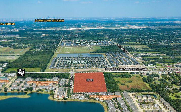 Pictures of Land property located at FM 518 & Oak Road, Pearland, TX undefined for sales - image #1
