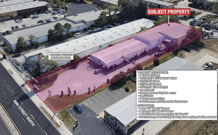 Pictures of Industrial property located at 13750 49th St N, Clearwater, FL 33762 for sales - image #1