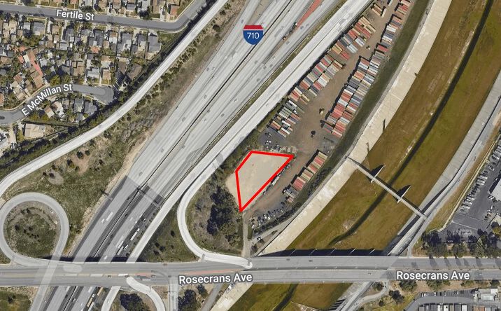 Pictures of Land property located at NE of 710 Fwy & Rosecrans Ave, Paramount, CA 90723 for sales - image #1