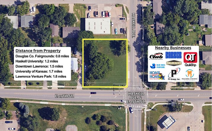Pictures of Land property located at 1835 Haskell Ave, Lawrence, KS 66044 for sales - image #1