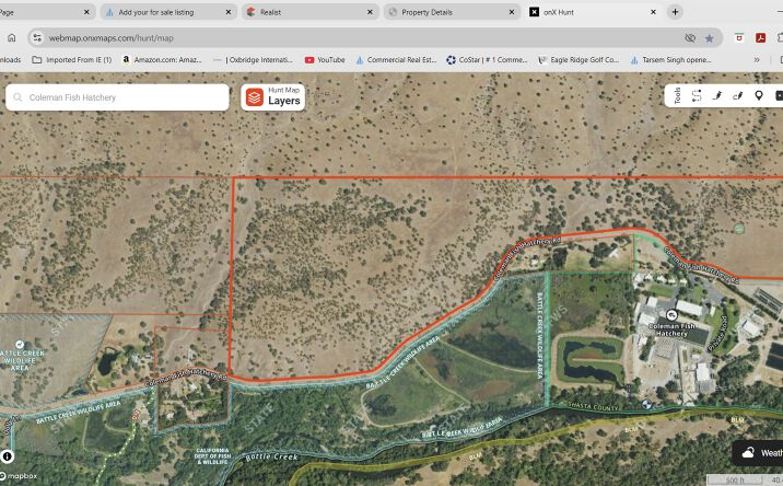 Pictures of Land property located at Coleman Fish Hatchery Rd, Cottonwood, CA 96007 for sales - image #1
