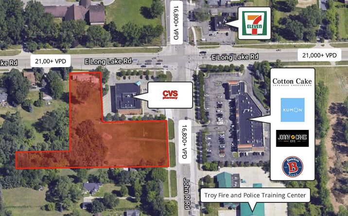 Pictures of Land property located at 1946 E Long Lake Rd, Troy, MI 48085, 4927 John R Rd, Troy, MI 48085 for sales - image #1