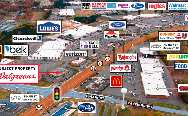 Pictures of Retail property located at 840 NC-24, Albemarle, NC 28001 for sales - image #1
