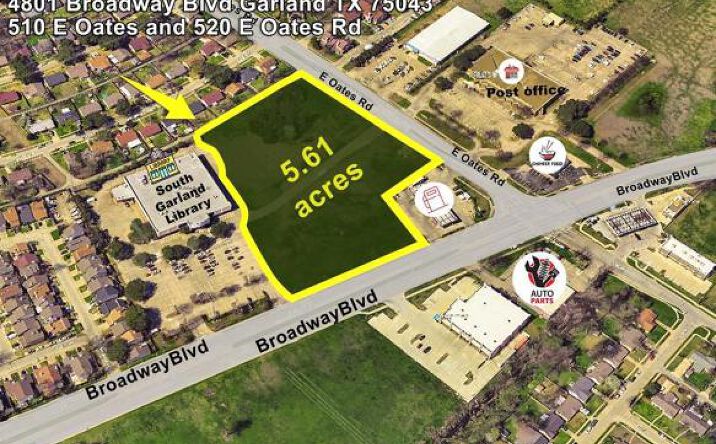 Pictures of Land, Mixed Use, Multifamily, Retail property located at 4801 Broadway Boulevard, Garland, TX 75043 for sales - image #1