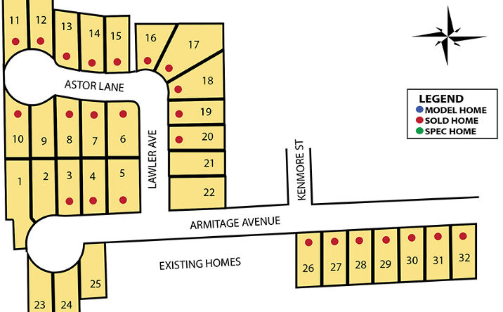 Pictures of Land property located at Astor Lane (8 lots), Addison, IL 60101 for sales - image #1