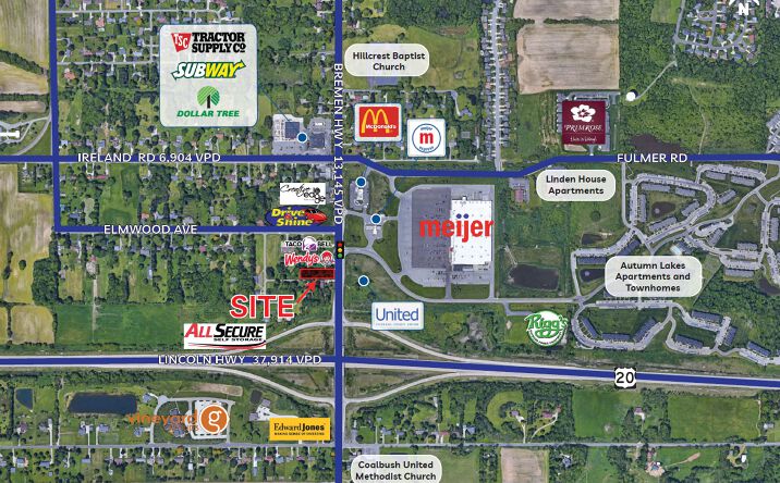 Pictures of Mixed Use, Office, Retail property located at 3707 Bremen Hwy, Mishawaka, IN 46544 for sales - image #1