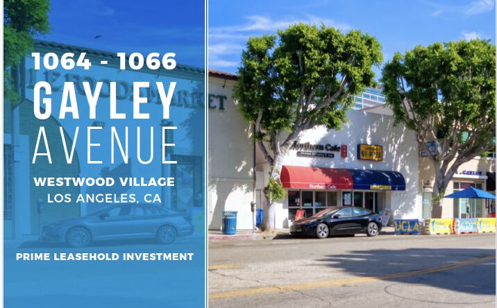 Pictures of Retail property located at 1064 - 1066 Gayley Ave, Los Angeles, CA 90024 for sales - image #1