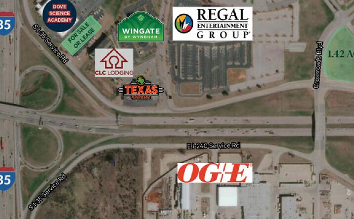 Pictures of Land property located at Crossroads Blvd & I-240 Service Road, Oklahoma City, OK 73149 for sales - image #1