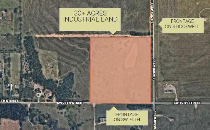 Pictures of Industrial, Land property located at SW 74th & S Rockwell, Oklahoma City, OK 73169 for sales - image #1