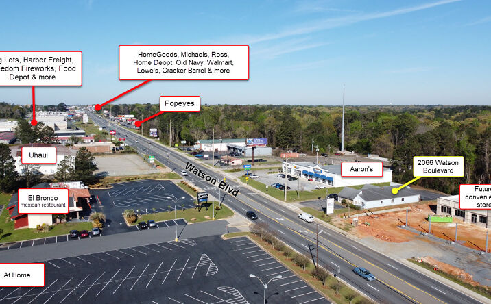 Pictures of Office, Retail property located at 2066 Watson Blvd, Warner Robins, GA 31093 for sales - image #1