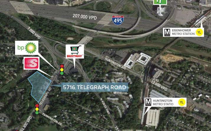 Pictures of Land property located at 5716 Telegraph Rd, Alexandria, VA 22303 for sales - image #1