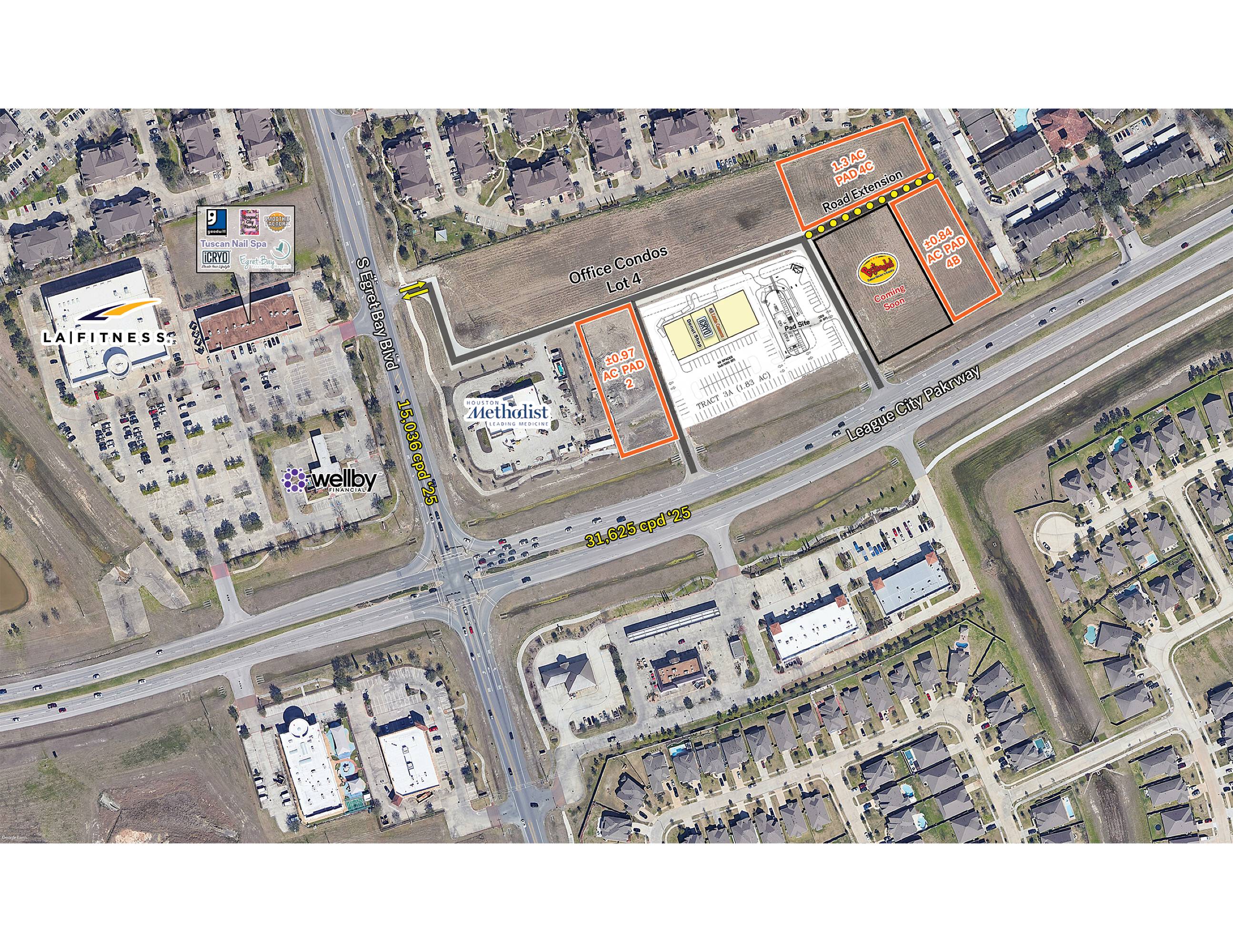 League City Pad Site For Sale