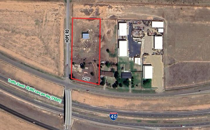 Pictures of Land property located at NEC I-40 & Hope Rd, Amarillo, TX 79124 for sales - image #1