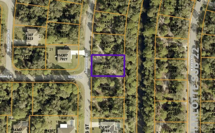 Pictures of Land property located at 0 Inverness Street, North Port, FL 34288 for sales - image #1
