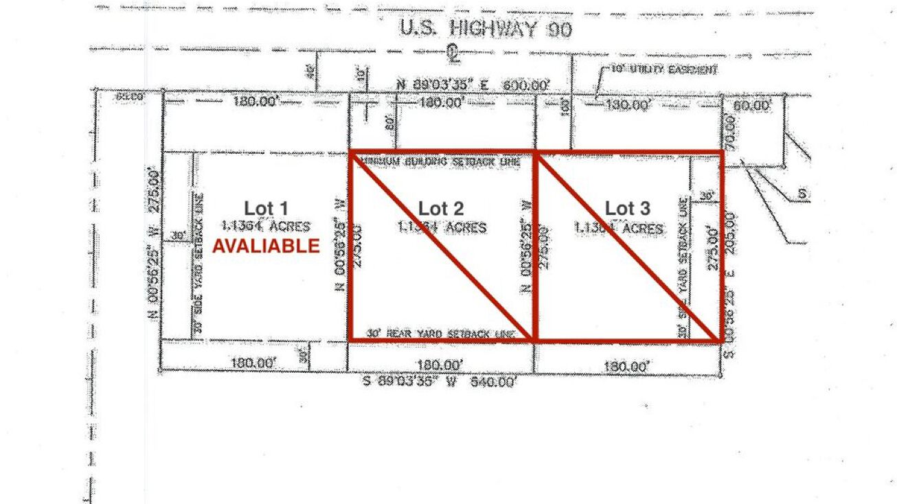Pictures of Land property located at US-90, Daphne, AL 36526 for sales - image #1