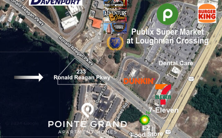 Pictures of Retail, Multifamily, Mixed Use, Land property located at 233 Ronald Reagan Pkwy, Loughman, FL 33858 for sales - image #1