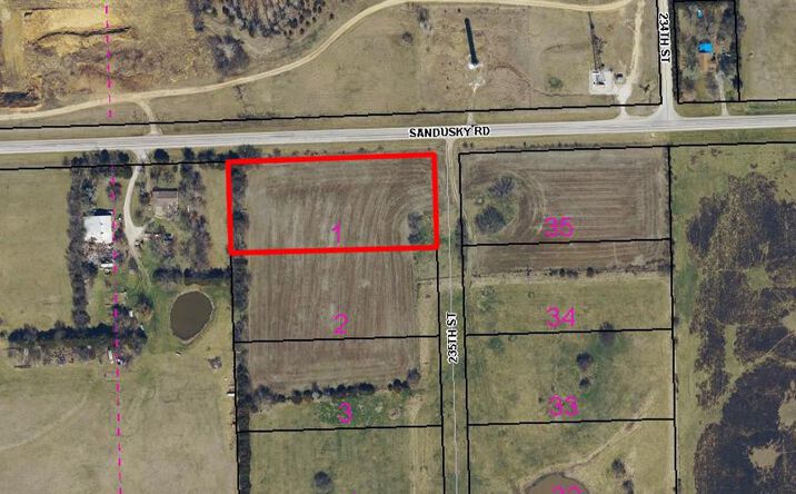 Pictures of Land property located at Lot 1 235th Street, Tonganoxie, KS 66086 for sales - image #1
