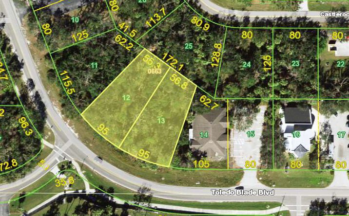 Pictures of Land property located at 17864 & 17872 Toledo Blade Blvd, Port Charlotte, FL 33948 for sales - image #1