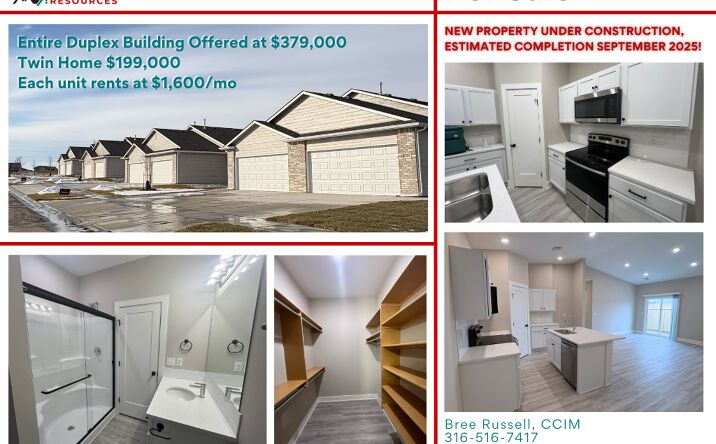 Pictures of Multifamily property located at 12803 Blake St, Wichita, KS 67230 for sales - image #1