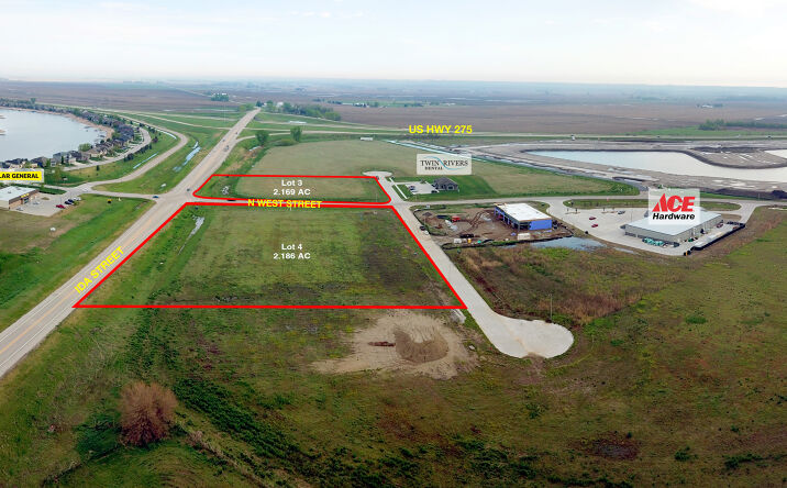 Pictures of Land property located at SEC N West Street & Ida Street, Valley, NE 68064 for sales - image #1