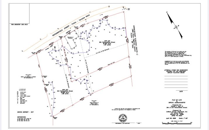 Pictures of Land property located at 312 Wethersfield St, Rowley, MA 01969 for sales - image #1