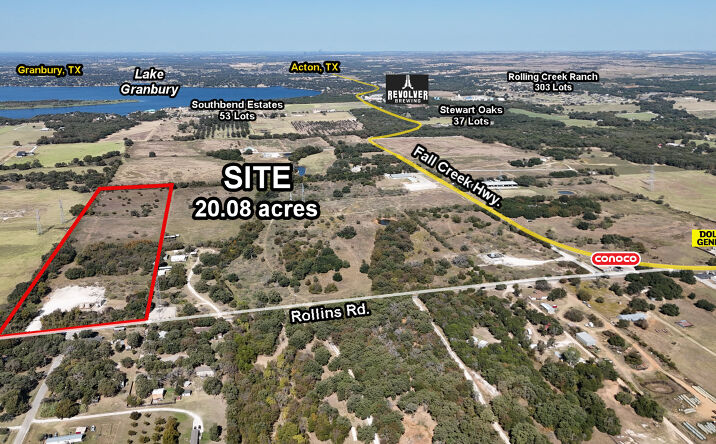Pictures of Land property located at 6750 Rollins Rd, Granbury, TX 76049 for sales - image #1