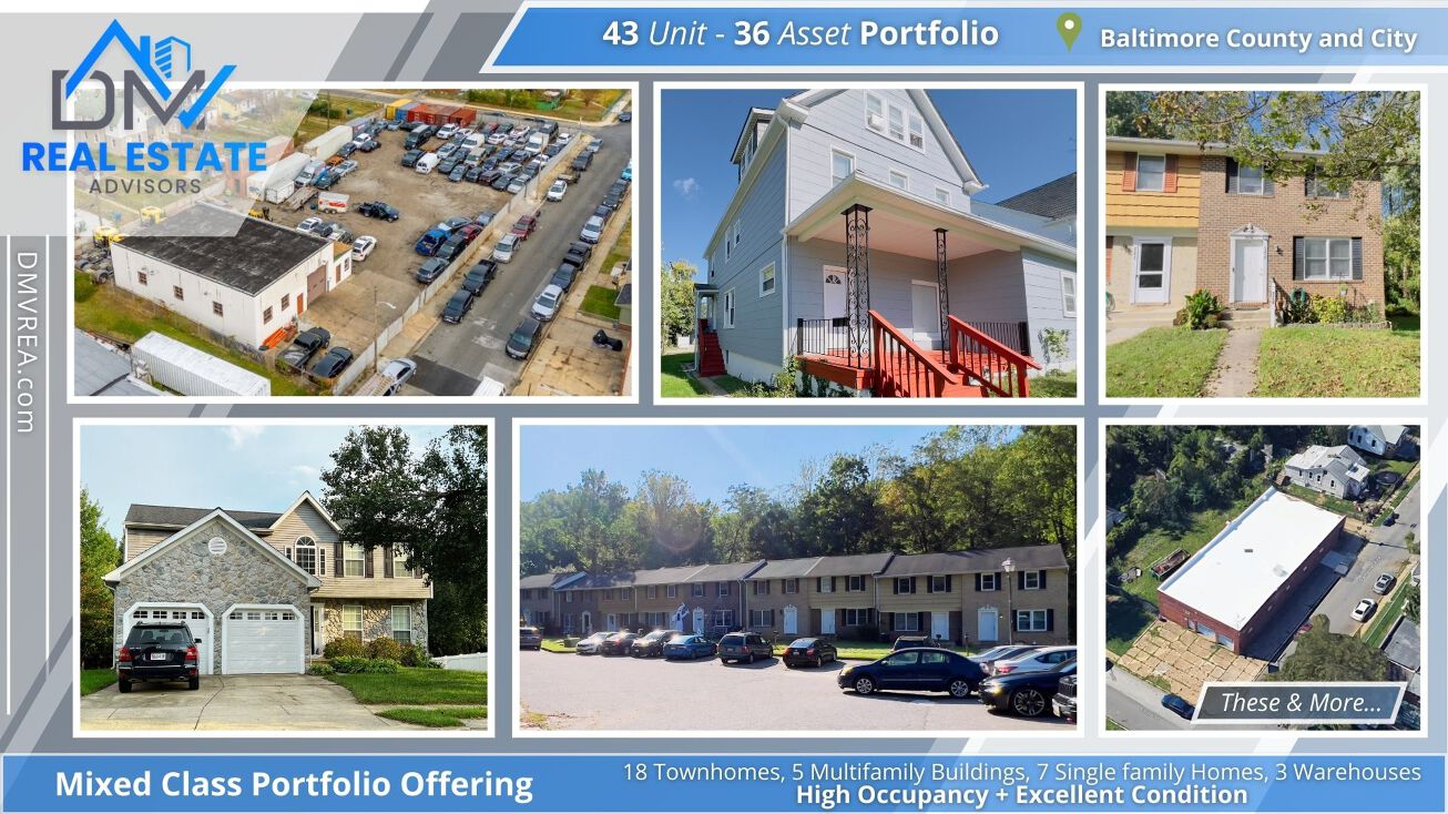 Pictures of Industrial, Land, Mixed Use, Multifamily property located at 5 Homeland Ave, Middle River, MD 21220, 24 Camellia Ct, Parkville, MD 21234, 207 Cannon Ball Way, Odenton, MD 21113, 608 North Point Rd, Baltimore, MD 21224, 1015 Parksley Ave, Baltimore, MD 21223, 1013 Parksley Ave, Baltimore, MD 21223, 1309 Linden Ave, Halethorpe, MD 21227, 1600 Elrino St, Baltimore, MD 21224, 1923 Wareham Rd, Dundalk, MD 21222, 2604 Hamilton Ave, Baltimore, MD 21214, 3026 Tennessee Ave, Halethorpe, MD 21227, 3114 Aspen Ct, Halethorpe, MD 21227, 4114 Moravia Rd, Baltimore, MD 21206, 6526 Baltimore Ave, Baltimore, MD 21222, 7508 Battle Grove Cir, Dundalk, MD 21222, 8822 Spring Rd, Parkville, MD 21234, 111 S Kresson St, Baltimore, MD 21224, 941 Wilmington Ave, Baltimore, MD 21223, 1040 Middlesex Rd, Essex, MD 21221, 7455 Manchester Rd, Dundalk, MD 21222, 305 S Collington Ave, Baltimore, MD 21231, 4600 Seifert Ave, Baltimore, MD 21206, 1313 James St, Baltimore, MD 21223, 5401 Price Ave, Baltimore, MD 21215, 9218 Woodcreek Ct, Parkville, MD 21234, 9222 Woodcreek Ct, Parkville, MD 21234, 9230 Woodcreek Ct, Parkville, MD 21234, 9232 Woodcreek Ct, Parkville, MD 21234, 9242 Woodcreek Ct, Parkville, MD 21234, 9250 Woodcreek Ct, Parkville, MD 21234, 252 Cedarmere Cir, Owings Mills, MD 21117, 259 Cedarmere Cir, Owings Mills, MD 21117, 261 Cedarmere Cir, Owings Mills, MD 21117, 263 Cedarmere Cir, Owings Mills, MD 21117 for sales - image #1