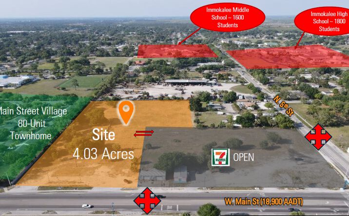Pictures of Land property located at 922 W Main St, Immokalee, FL 34142 for sales - image #1
