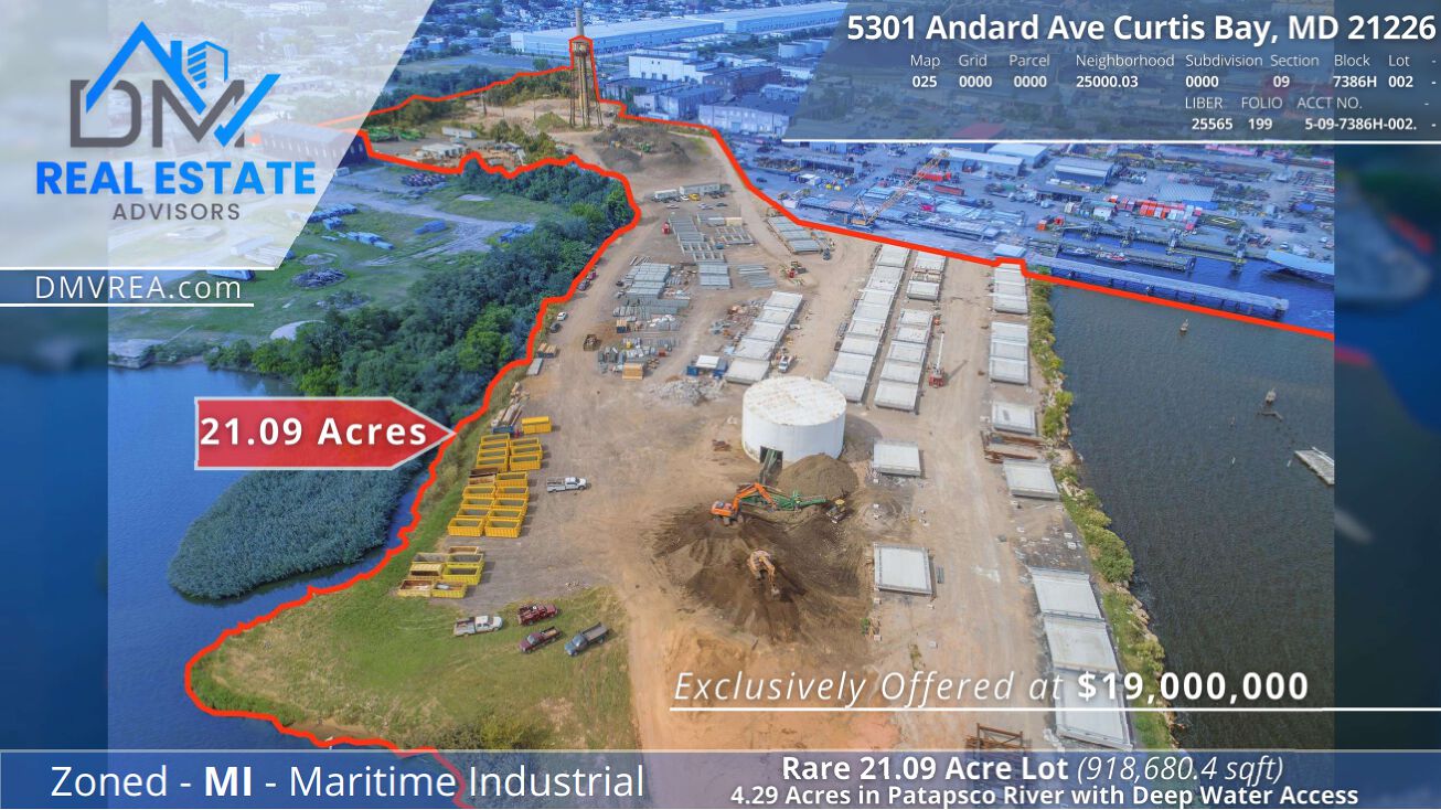 Pictures of Industrial property located at 5301 Andard Ave, Baltimore, MD 21226 for sales - image #1