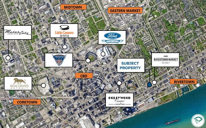 Pictures of Land property located at 1351 E Jefferson Ave, Detroit, MI 48207 for sales - image #1