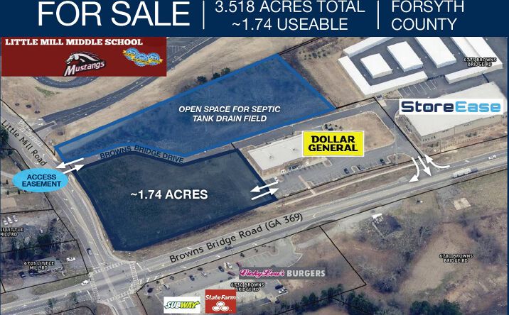 Pictures of Land property located at 6775 Browns Bridge Rd, Gainesville, GA 30506 for sales - image #1