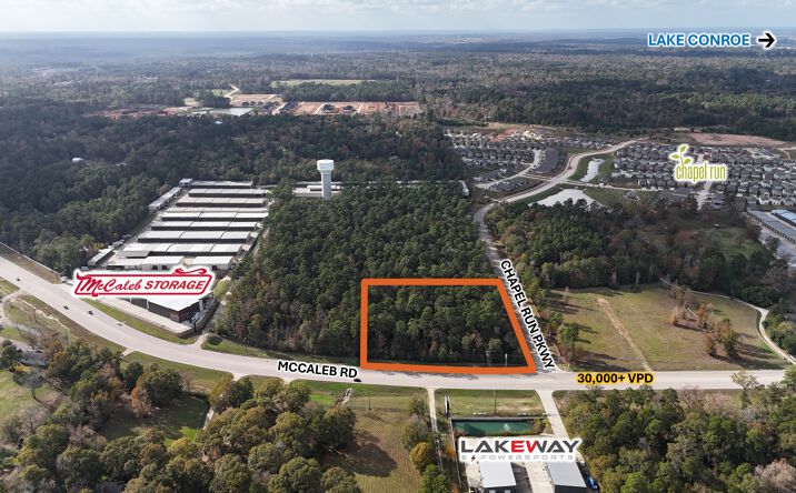 Pictures of Land property located at SWC at McCaleb & Chapel Run Pkwy, Montgomery, TX 77304 for sales - image #1