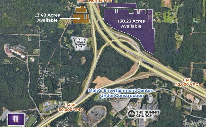 Pictures of Land property located at I-40 & Norman Road, Maumelle, AR 72113 for sales - image #1