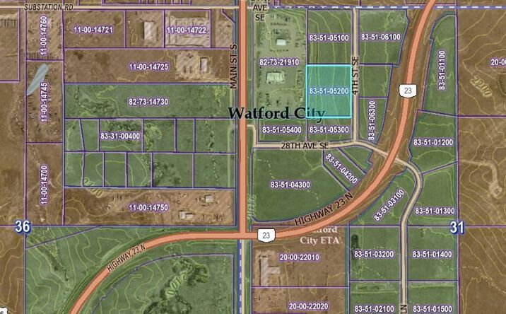 Pictures of Land property located at Tbd 4th Street SE, Lot 2 Block 5, Watford City, ND 58854 for sales - image #1