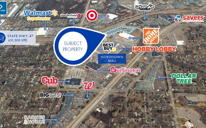 Pictures of Land, Retail property located at University Ave, Blaine, MN 55434 for sales - image #1