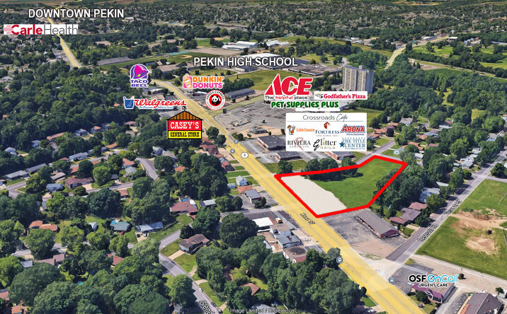 Pictures of Land property located at 2201-2213 Court St, Pekin, IL 61554 for sales - image #1