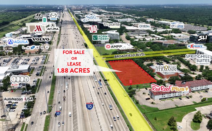 Pictures of Land property located at Katy Freeway and Broadfield Blvd, Houston, TX 77084 for sales - image #1