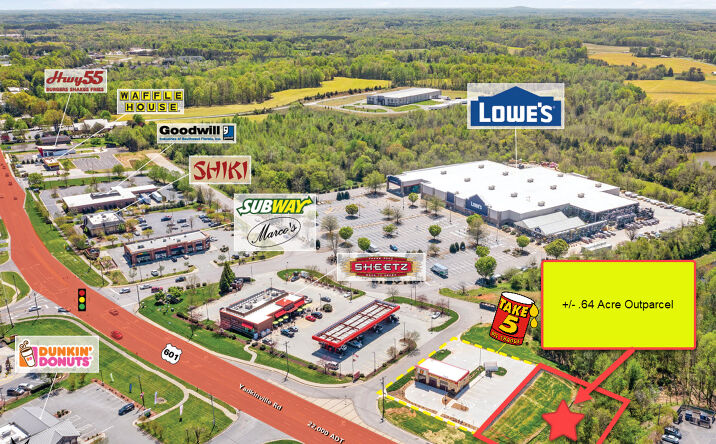 Pictures of Land, Retail property located at 1479 Yadkinville Rd, Mocksville, NC 27028 for sales - image #1