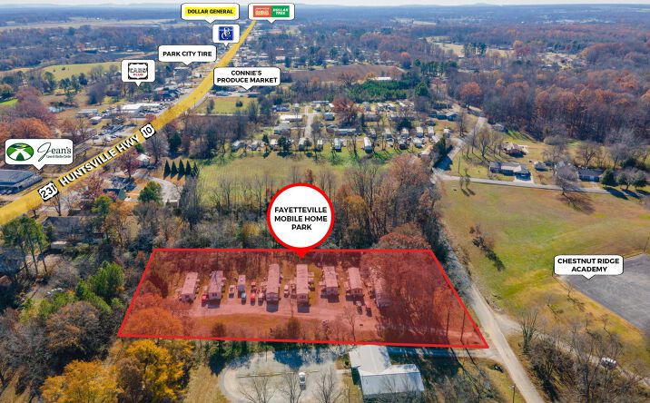 Pictures of Mobile Home Park, Multifamily property located at 36 Simmons Cir, Fayetteville, TN 37334 for sales - image #1