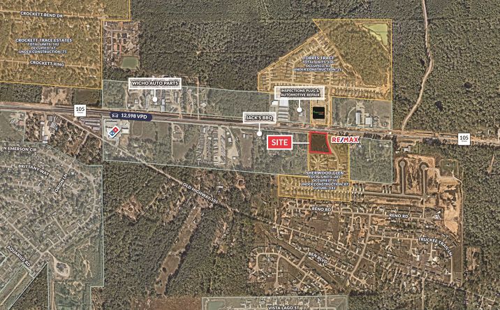 Pictures of Land property located at TX-105, Conroe, TX 77306 for sales - image #1