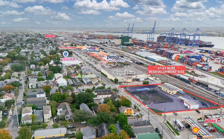 Pictures of Land property located at 5500 Tchoupitoulas St, New Orleans, LA 70115 for sales - image #1