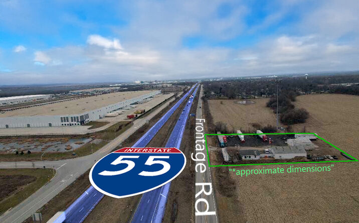 Pictures of Industrial, Land, Retail property located at 23906 S Frontage Rd W, Channahon, IL 60410 for sales - image #1