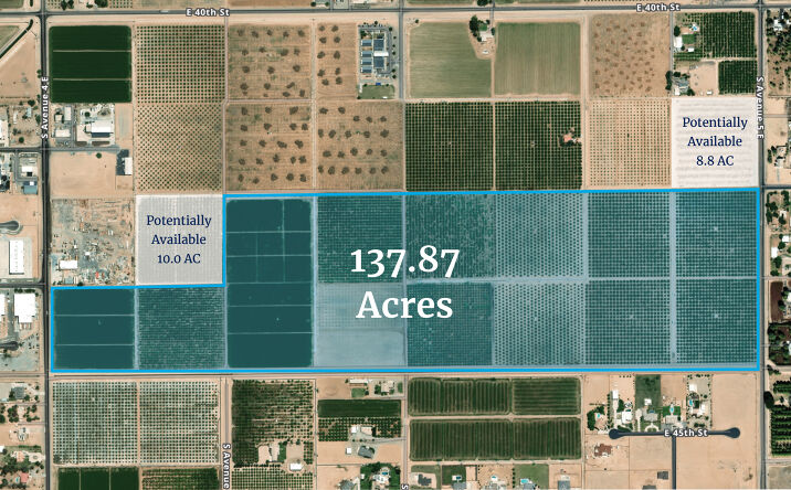 Pictures of Land property located at South of the SWC Avenue 5E & 40th St, Yuma, AZ 85365 for sales - image #1